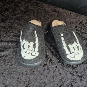 Black and White Women's Loafers